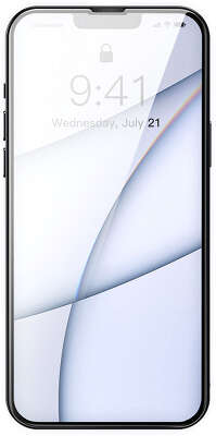 Защитное стекло (2 шт.) для iPhone 13 Pro Max Baseus Curved Glass Crack-Resistant 0.23 мм, Black [SGQP020201]