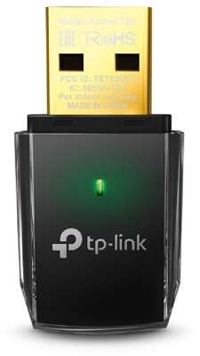 TP-Link Archer T2U Компактный двухдиапазонный USB-адаптер с поддержкой Wi-Fi AC600