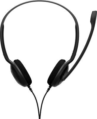 Наушники с микрофоном Epos Sennheiser PC 5 Chat черный 2м накладные оголовье (1000445)