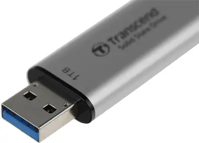 Внешний SSD Transcend ESD310 1Tb, USB 3.2 Gen 2/ Type-C, серебристый