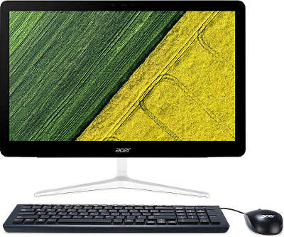 Моноблок Acer Aspire Z24-880 23.8" i3-7100T/4/1000/GF940MX 2Gb/DVDRW/WiFi/BT/CAM/W10/Kb+Mouse, черный