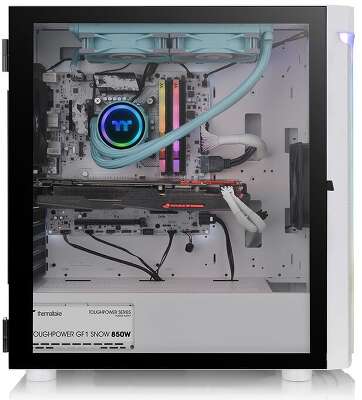 Корпус Thermaltake H590 TG, белый, EATX (CA-1X4-00M6WN-00)