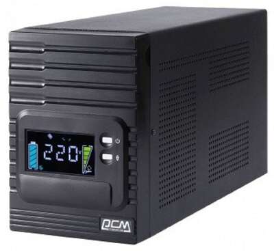 PowerCom Smart King Pro+ SPT-1000-II LCD ИБП {Line-Interactive, 1000 ВА / 800 Вт, Tower, 8xC13 с резервным питанием, USB, SNMPslot} (1152559)