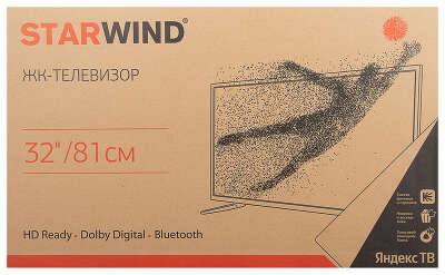 Телевизор 32" StarWind SW-LED32SB304 HD HDMIx3, USBx2, черный