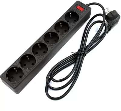 5bites Сетевой фильтр GARDA SP6B-530 6S / 3*0.75MM2 / 3M / BLACK