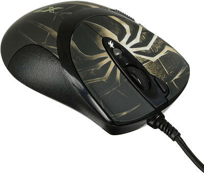 Мышь A4Tech Oscar Editor XL-747H коричневый/рисунок лазерная 3600dpi USB2.0 6but (XL-747H (BROWN SPIDER))