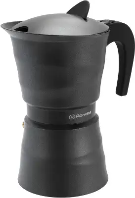 Кофеварка гейзерн. Rondell Pacific Grey RDA-1901 0.45л алюминий серый