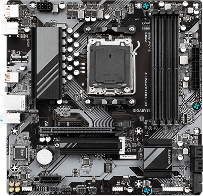 Материнская плата/ MB GIGABYTE AMD A620 sAM5, 4xDDR5(192GB), HDMI 2.1/DP, 1xPCIe 4.0x16, 1xPCIe 3.0, 1xLAN, 4xSATA 6Gb/s, 1xM.2, 1xUSB-C, 3xUSB 3.2, 2xUSB 2.0, 1xPS/2, mATX