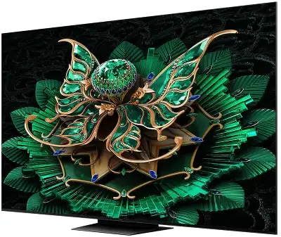 Телевизор QLED TCL 75" 75C7K черный 4K Ultra HD 144Hz MEMC DVB-T DVB-T2 DVB-C DVB-S DVB-S2 USB WiFi Smart TV