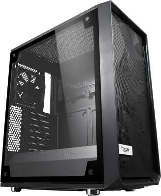 Корпус Fractal Design Meshify C TG, черный, ATX, Без БП (FD-CA-MESH-C-BKO-TGL)