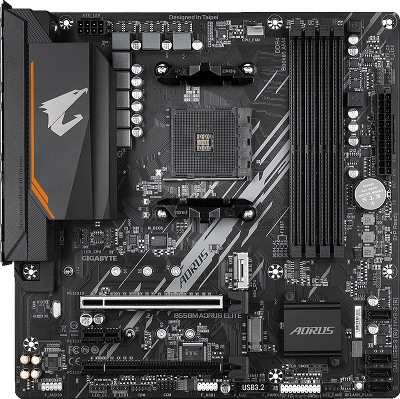 Материнская плата/ MB GIGABYTE AMD B550 sAM4, 4xDDR4(128GB), DVI-D/HDMI 2.1, 1xPCIe 4.0x16, 1xPCIe 3.0x16, 1xPCIe 3.0, 1xLAN, 4xSATA 6Gb/s, 2xM.2, 4xUSB 3.2, 4xUSB 2.0, 1xPS/2, mATX
