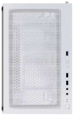 1STPLAYER Корпус TRILOBITE T3-G White / mATX, TG / 4x 120mm LED fans inc. / T3-G-WH-4F1-W