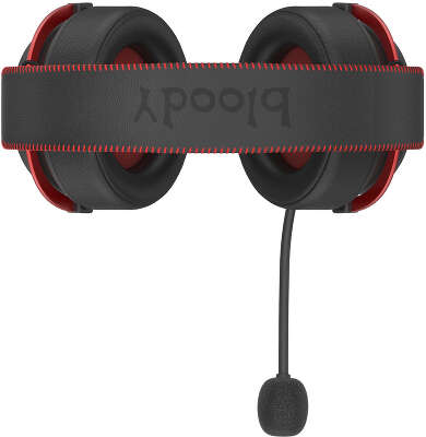 Наушники с микрофоном A4Tech Bloody MR590 Sports красный/черный 1.5м мониторные BT/Radio/3.5mm оголовье (MR590+ WIRED/SPORT RED)