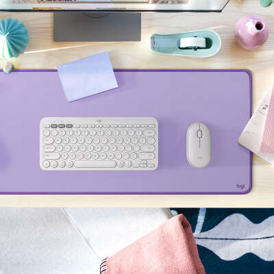 Коврик для мыши Logitech Desk Mat Studio Series, Lavender [956-000054]