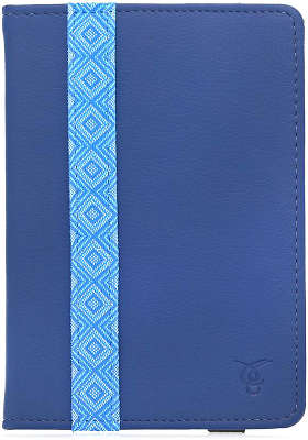 Чехол-обложка VIVACASE Romb для PocketBook 614/622/623/624/626/640, синий (VPB-P6R02-blue)