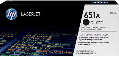 HP 651A Black Original LaserJet Toner Cartridge (CE340A)