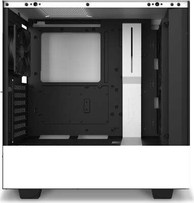 Корпус NZXT H510 Elite White/black, белый, ATX, Без БП (CA-H510E-W1)