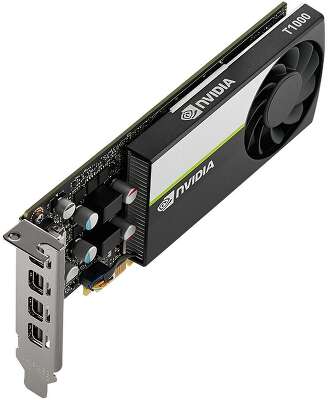Видеокарта NVIDIA T1000 4G, long bracket and short bracket together
