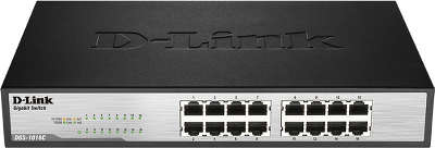 Коммутатор D-Link Gigabit DGS-1016C/A1A/B1A 16*10/100/1000