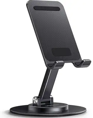 Подставка для телефона складная UGREEN LP805 (35152) Swivel&Foldable Multi-Angle Phone Stand. Цвет: черный