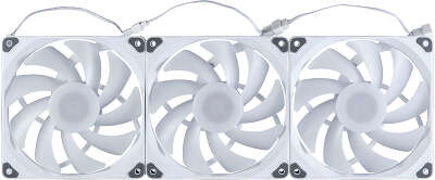 Вентилятор PHANTEKS M25 DRGB White PH-F140M25, 140 мм, 1800rpm, 36.6 дБ, 4-pin PWM + 3-pin 5V ARGB, 1шт