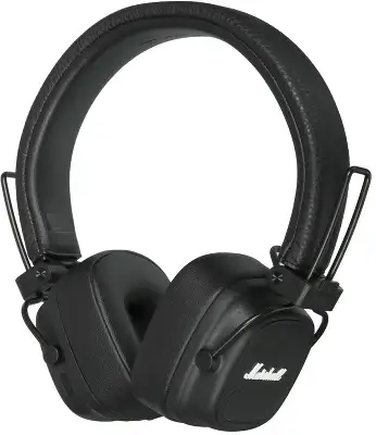 Гарнитура накладные Marshall Major V черный беспроводные bluetooth оголовье (MAJOR V BLACK)