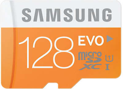 Карта памяти 128 Гб Micro SDXC Samsung EVO Class 10 UHS-I [MB-MP128DA/RU]