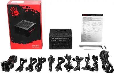 Блок питания Bloody ATX 1250W BD-PS1250P 80+ platinum (20+4pin) APFC 140mm fan 12xSATA Cab Manag RTL