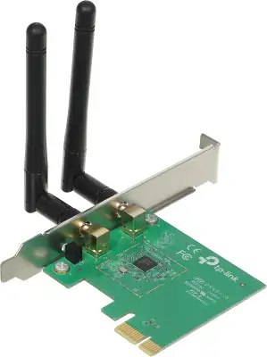 Сетевой адаптер Wi-Fi TP-Link TL-WN881ND N300 PCI Express (ант.внеш.съем) 2ант.