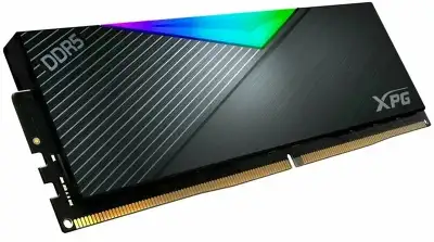 Память DDR5 32GB 7200MHz A-Data AX5U7200C3416G-DCLARBK XPG Lancer RGB OEM Gaming PC5-57600 CL34 DIMM ECC 288-pin 1.4В Intel single rank с радиатором OEM