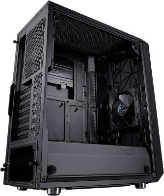 Корпус Fractal Design Meshify C TG Black, черный, ATX, Без БП (FD-CA-MESH-C-BKO-TG)