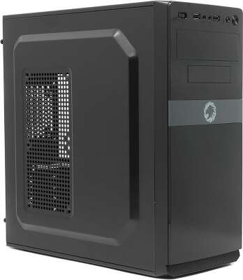 Корпус PowerCool S2002BK, черный, ATX, 500W (S2002BK-500W)