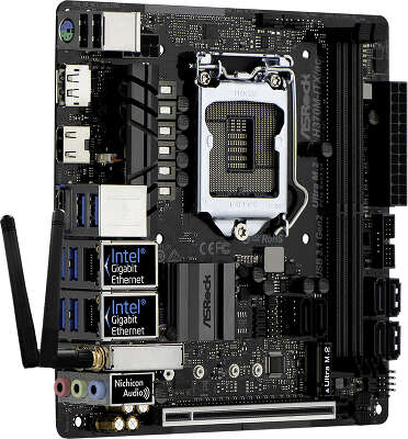 Материнская плата mini-ITX LGA1151 ASRock H370M-ITX/ac