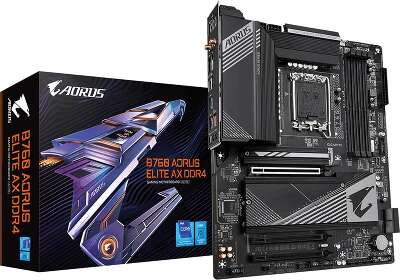 Материнская плата ATX LGA1700 GIGABYTE B760 AORUS ELITE AX DDR4
