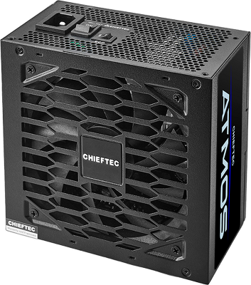 блок питания Chieftec Atmos CPX-850FC (ATX 3.0, 850W, 80 PLUS GOLD, Active PFC, 135mm fan, Full Cable Management, Gen5 PCIe) Retail