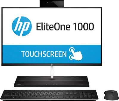 Моноблок HP EliteOne 1000 G2 AiO 23.8" FHD i5 8500/16/256 SSD/WF/BT/Cam/Kb+Mouse/W10Pro,черный (4PD51EA)