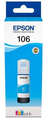 EPSON C13T00R240  Контейнер 106 с голубыми чернилами для L7160/7180, 70 мл.