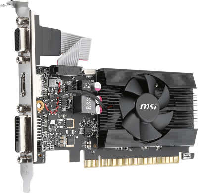 Видеокарта PCI-E MSI GT710 1024 DDR3 LP [GT 710 1GD3 LP]