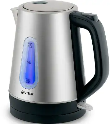 Чайник электрический Vitek VT-7038 1.7л. 2200Вт сталь корпус: металл