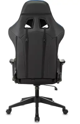 Кресло игровое Zombie VIKING 4 AERO черный/синий ткань/эко.кожа с подголов. крестов. пластик
