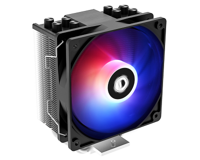 Кулер для процессора ID-COOLING SE-214-XT LGA1700/1200/115X/AM4 (16шт/кор, TDP 180W, PWM, 4 тепл.трубки прямого контакта, FAN 120mm, Dynamic Multi-Color LED) RET