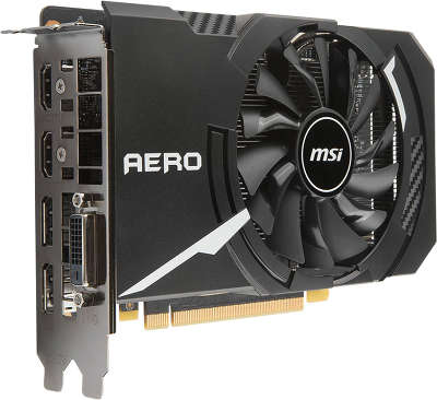 Видеокарта MSI PCI-E GTX1060 AERO ITX OC 3072Mb DDR5 [GTX 1060 AERO ITX 3G OC]