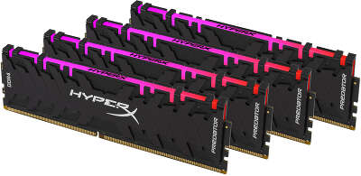 Набор памяти DDR4 DIMM 4x8Gb DDR2933 Kingston HyperX Predator RGB (HX429C15PB3AK4/32)