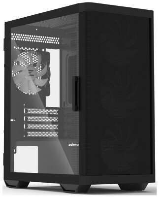 Корпус MiniTower Zalman M4 black (mATX, без БП, ARGB, USB2.0 Type-A + 2xUSB3.2 Type-A) (Zalman M4 Black)