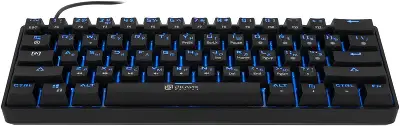 Клавиатура Оклик K713X механическая черный USB Multimedia for gamer LED