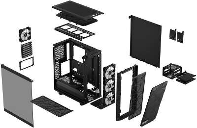 Корпус Design Meshify 2 Compact RGB TG Light Tint (FD-C-MES2C-06) Fractal Design