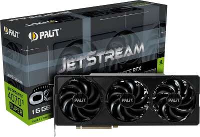 Видеокарта Palit NVIDIA nVidia GeForce RTX 4070Ti SUPER OC Super JetStream 16Gb DDR6X PCI-E HDMI, 3DP