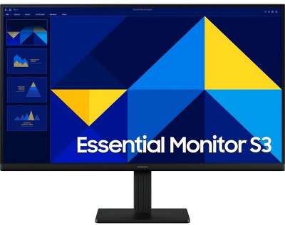 Монитор 27" SAMSUNG S27D300GAI black (IPS, 1920x1080, 178°/178°, 250cd/m2, 1000:1, 5ms, 100Hz, VGA, HDMI) (LS27D300GAIXCI)