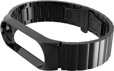 Металлический ремешок для Xiaomi MI band 3 Metal Steel Band, Black