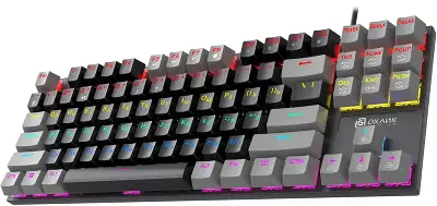 Клавиатура Оклик K600X механическая черный/серый USB Multimedia for gamer LED кабель 1.8м